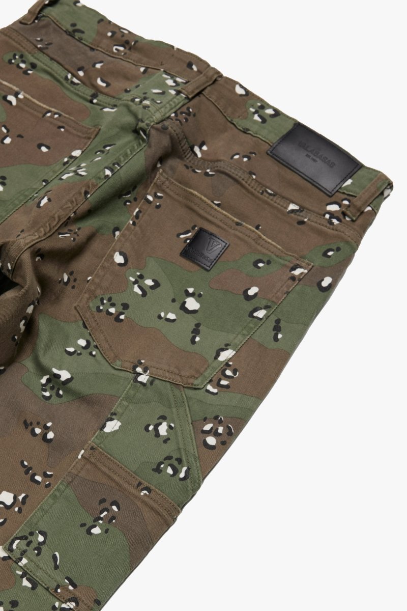 "MR. EXTENDO" SUPER STACKED FLARE CAMO - Valabasas