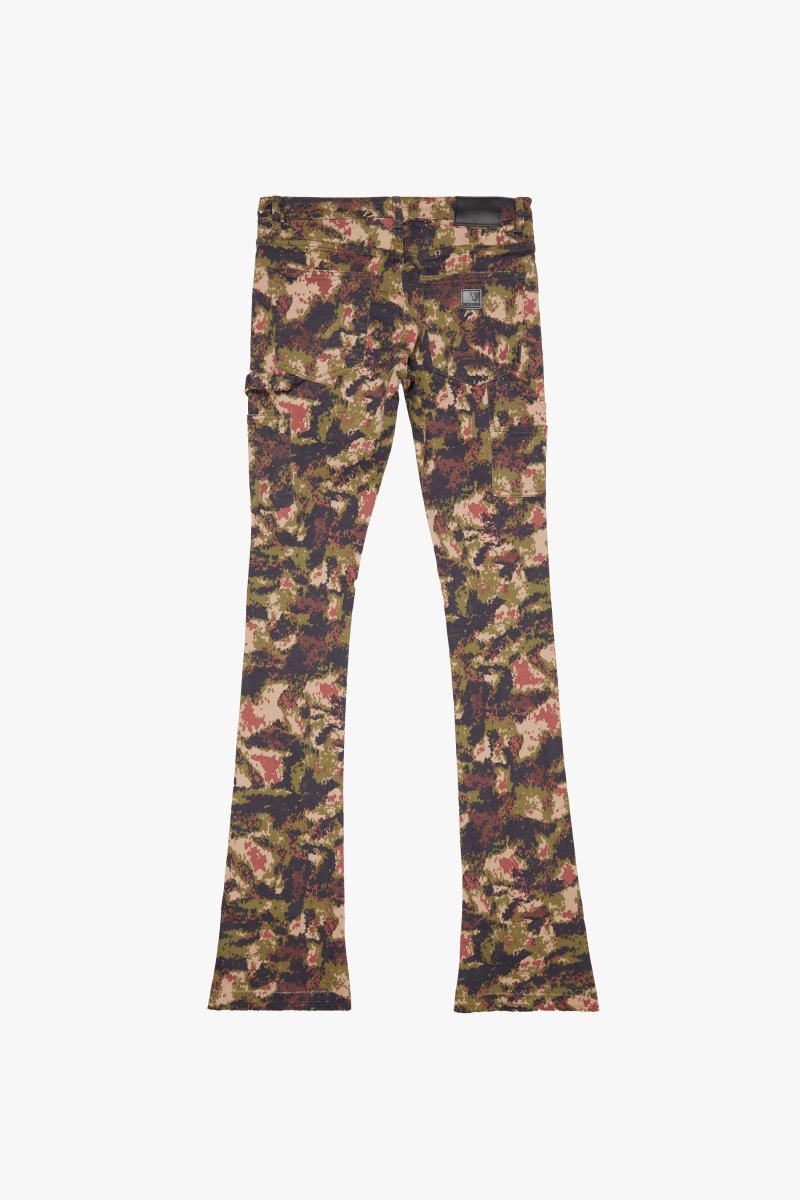 "MR. EXTENDO" SUPER STACKED FLARE CHESTNUT CAMO - Valabasas