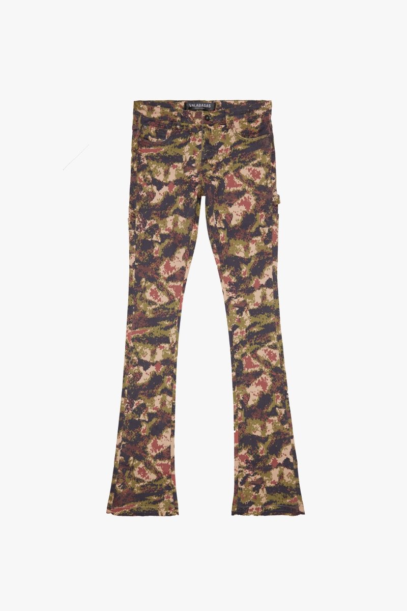"MR. EXTENDO" SUPER STACKED FLARE CHESTNUT CAMO - Valabasas
