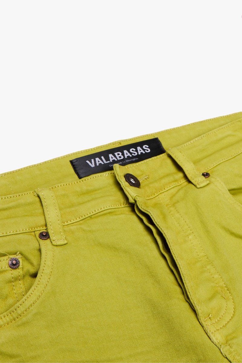 "MR. EXTENDO" SUPER STACKED FLARE NEON YELLOW - Valabasas