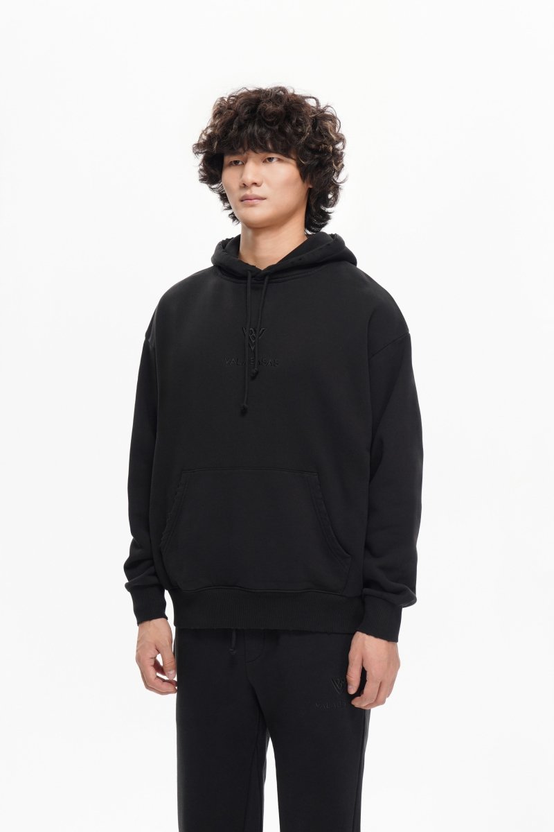 Mr. Fleece Hoodie Black - Valabasas