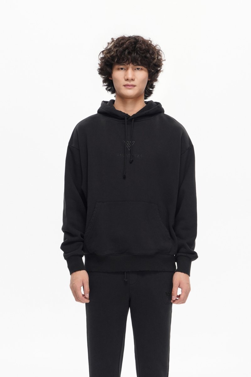 Mr. Fleece Hoodie Black - Valabasas