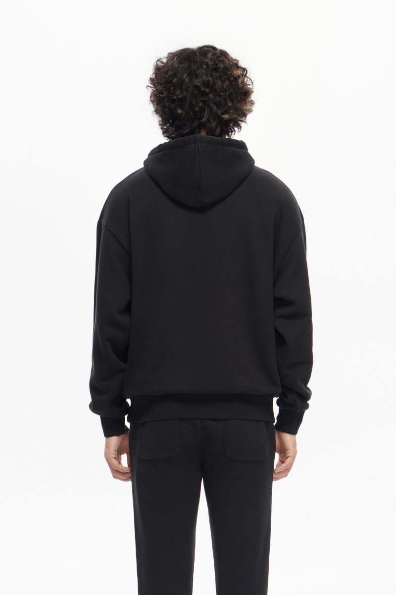 Mr. Fleece Hoodie Black - Valabasas