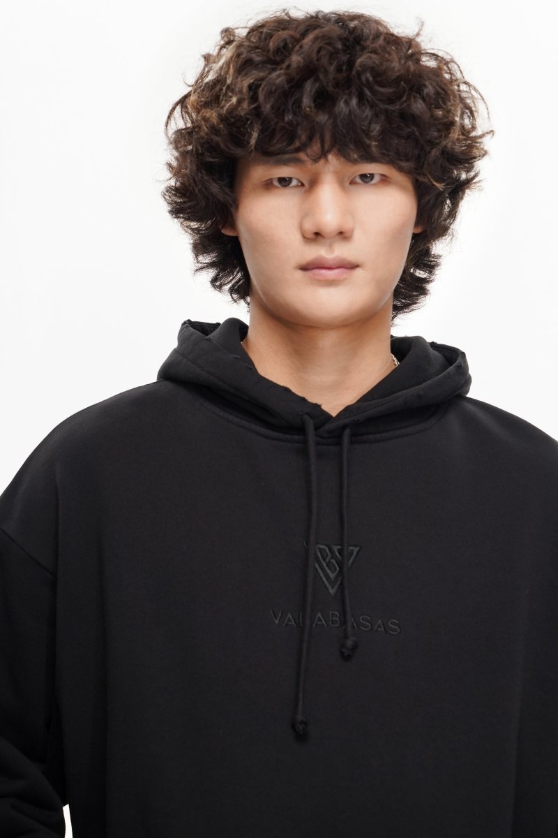 Mr. Fleece Hoodie Black - Valabasas