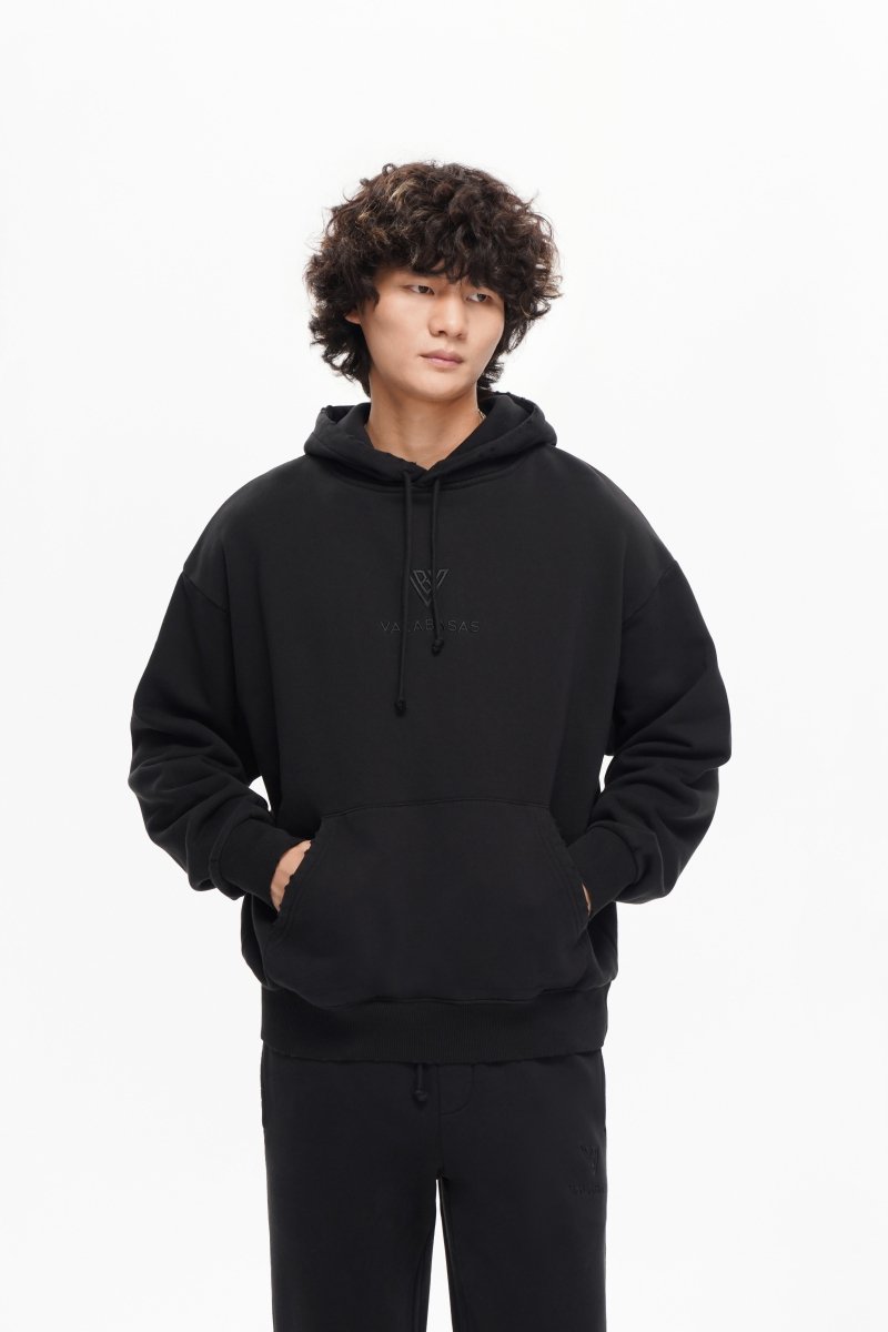 Mr. Fleece Hoodie Black - Valabasas