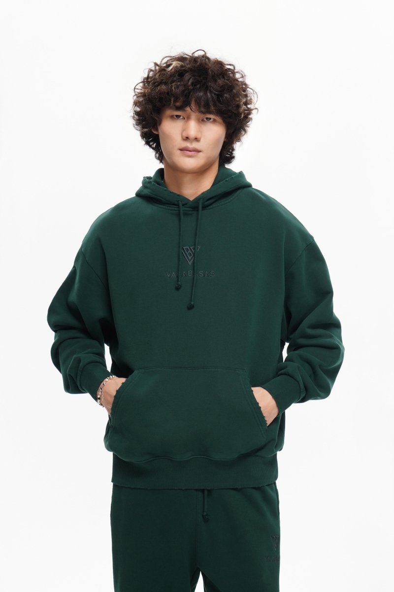 Mr. Fleece Hoodie Green - Valabasas
