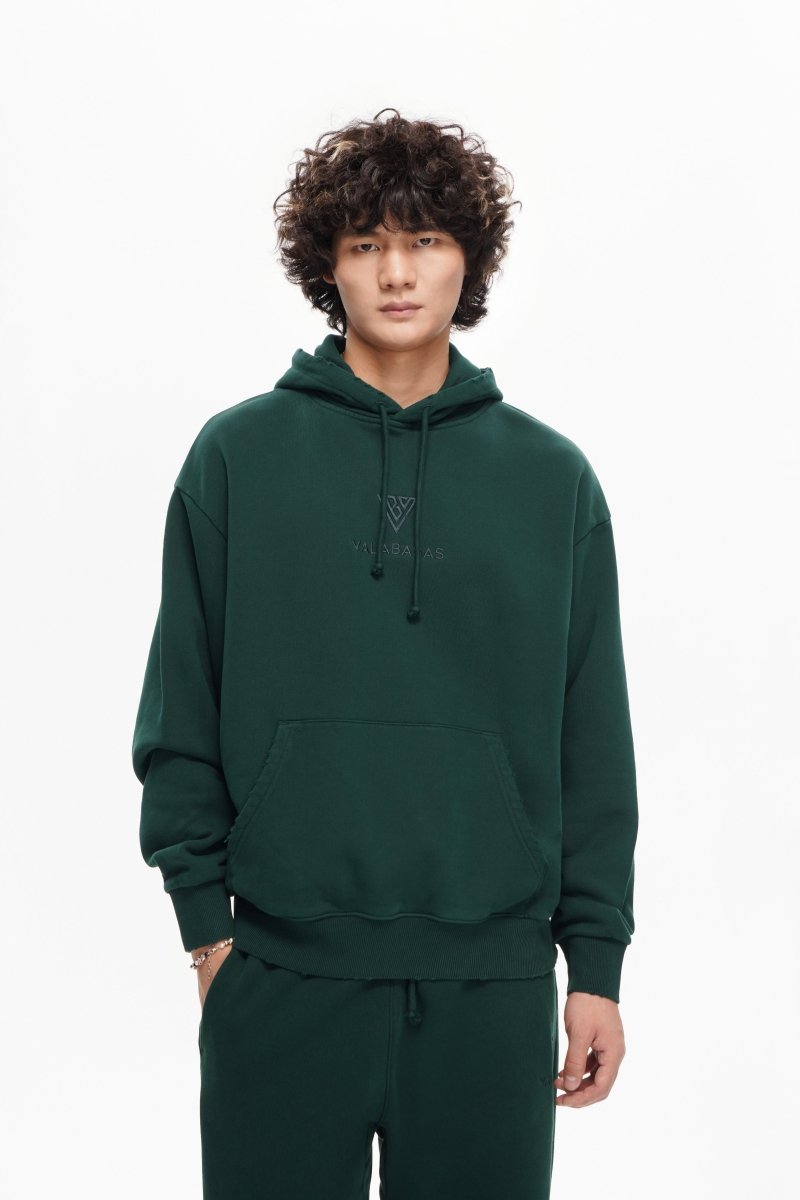 Mr. Fleece Hoodie Green - Valabasas
