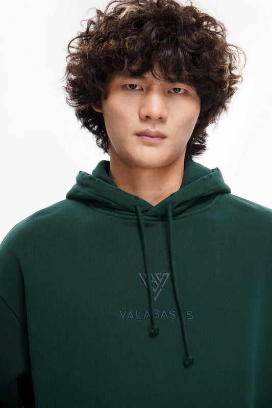 Mr. Fleece Hoodie Green - Valabasas