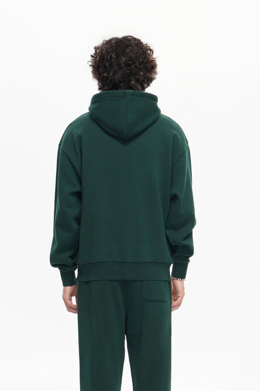Mr. Fleece Hoodie Green - Valabasas