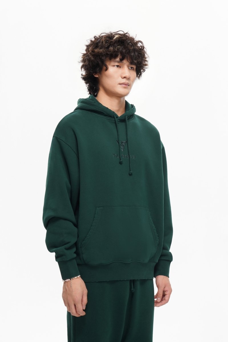 Mr. Fleece Hoodie Green - Valabasas