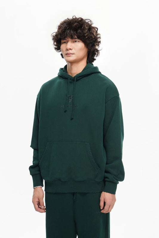 Mr. Fleece Hoodie Green - Valabasas