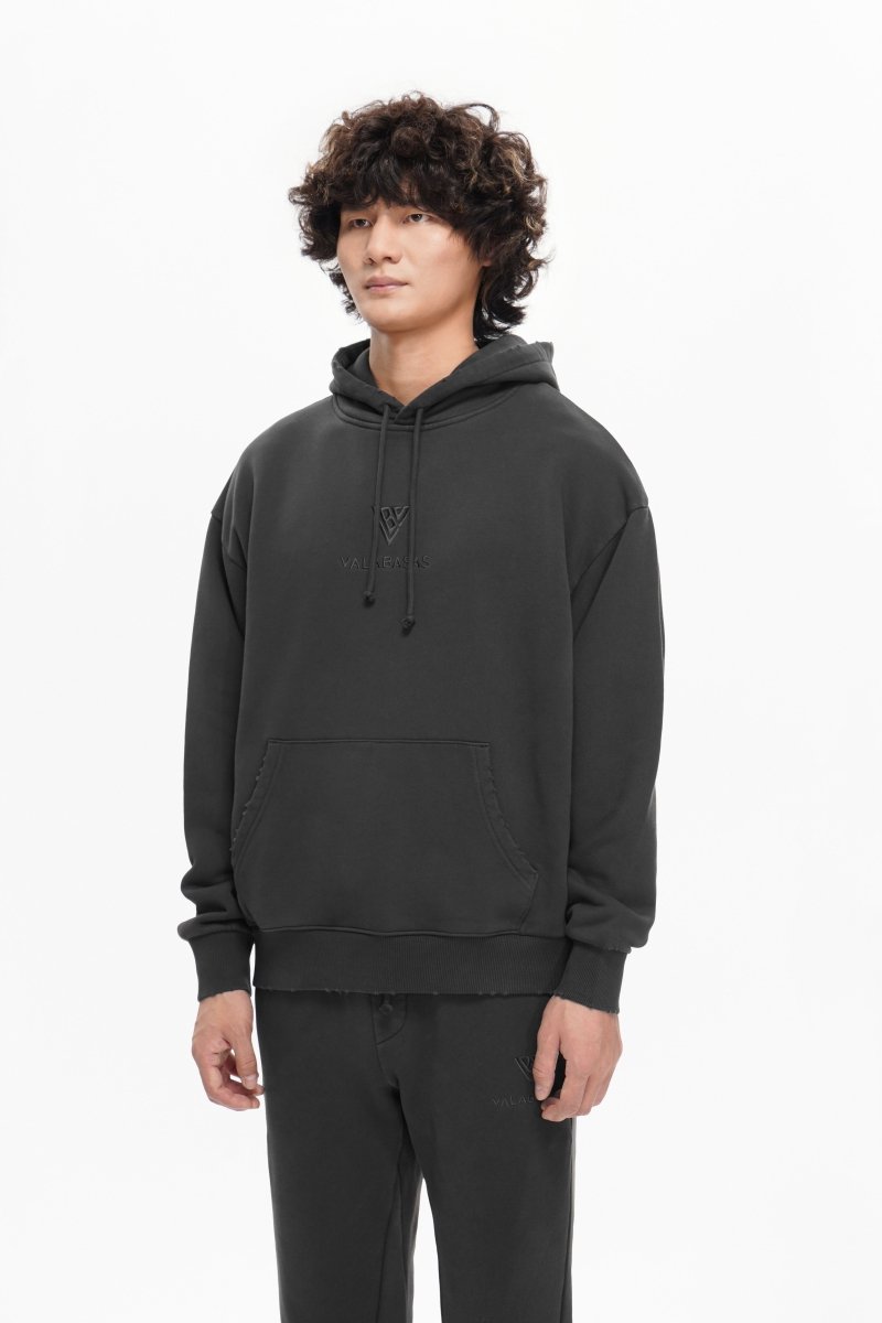 Mr. Fleece Hoodie Grey - Valabasas