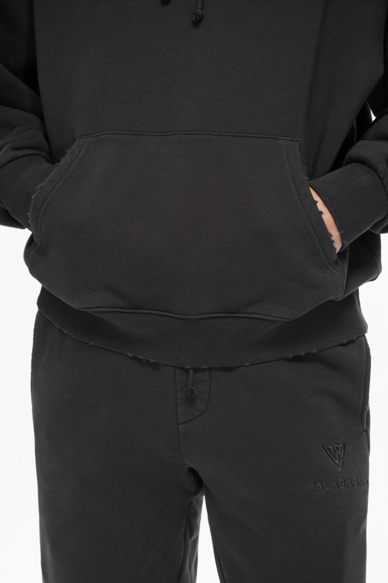 Mr. Fleece Hoodie Grey - Valabasas