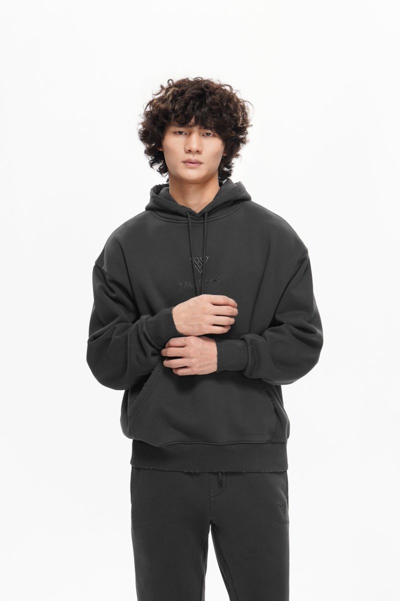Mr. Fleece Hoodie Grey - Valabasas