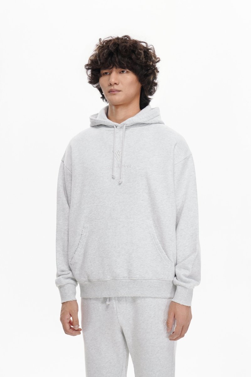 Mr. Fleece Hoodie Light Grey - Valabasas