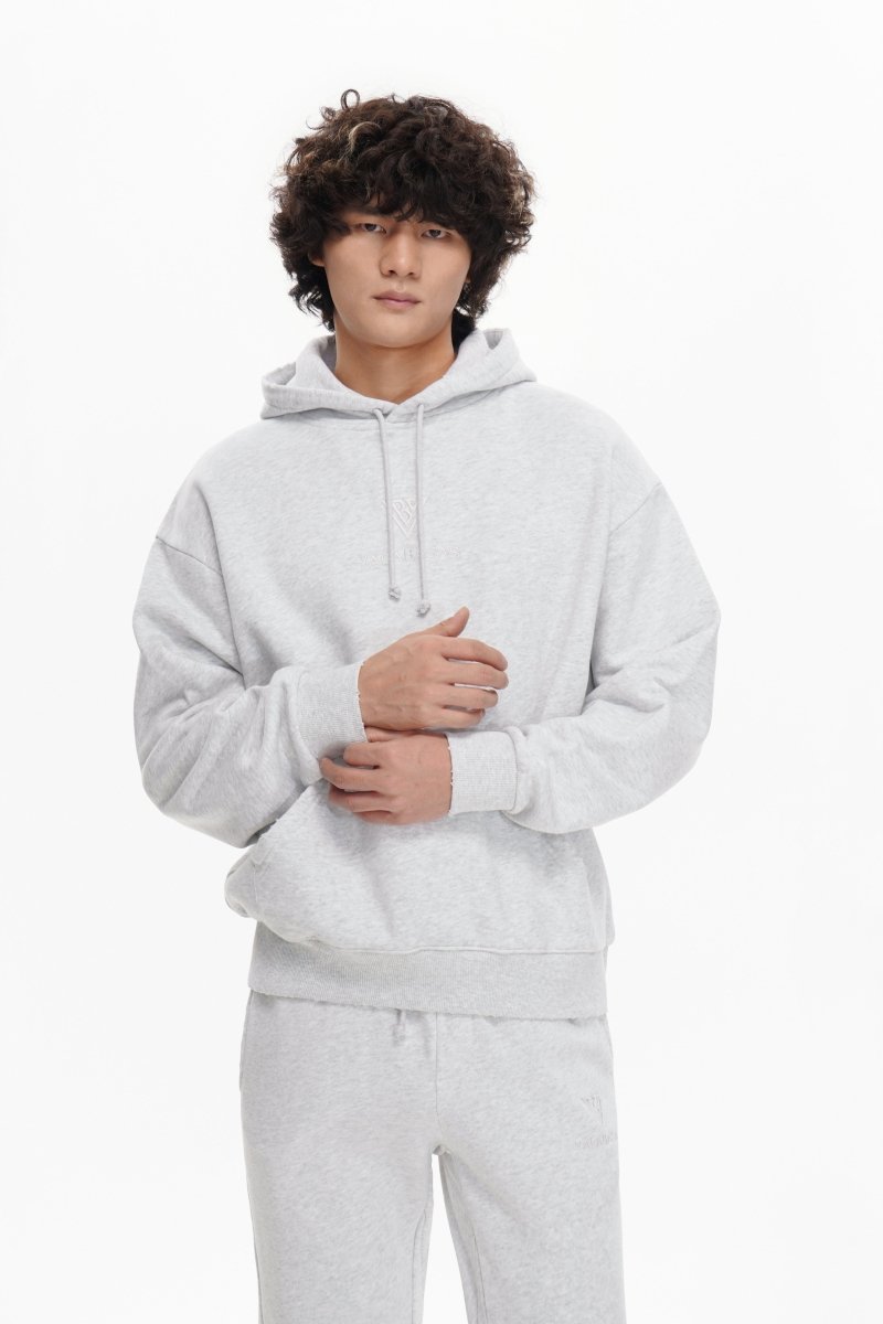 Mr. Fleece Hoodie Light Grey - Valabasas