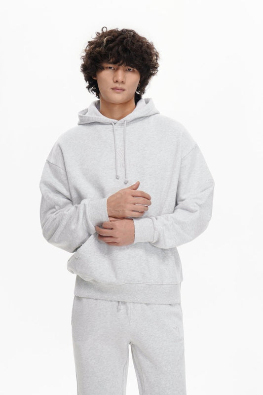 Mr. Fleece Hoodie Light Grey - Valabasas