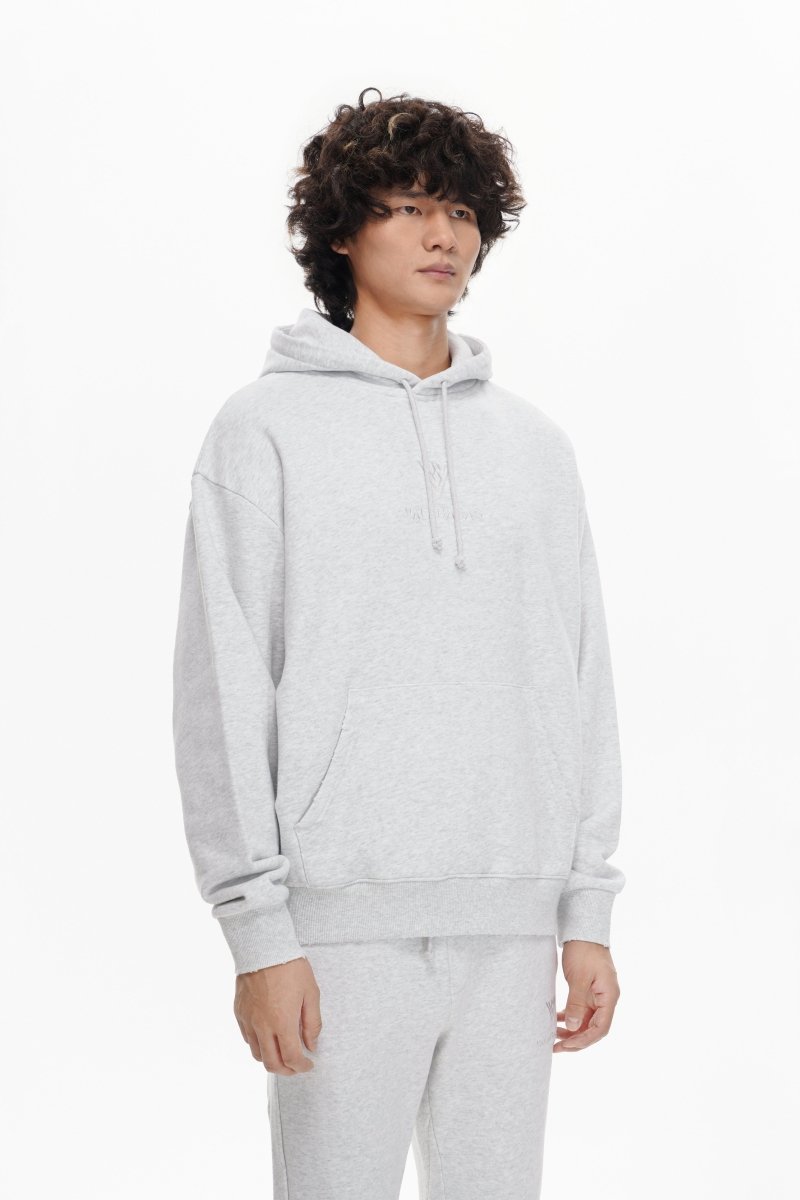 Mr. Fleece Hoodie Light Grey - Valabasas