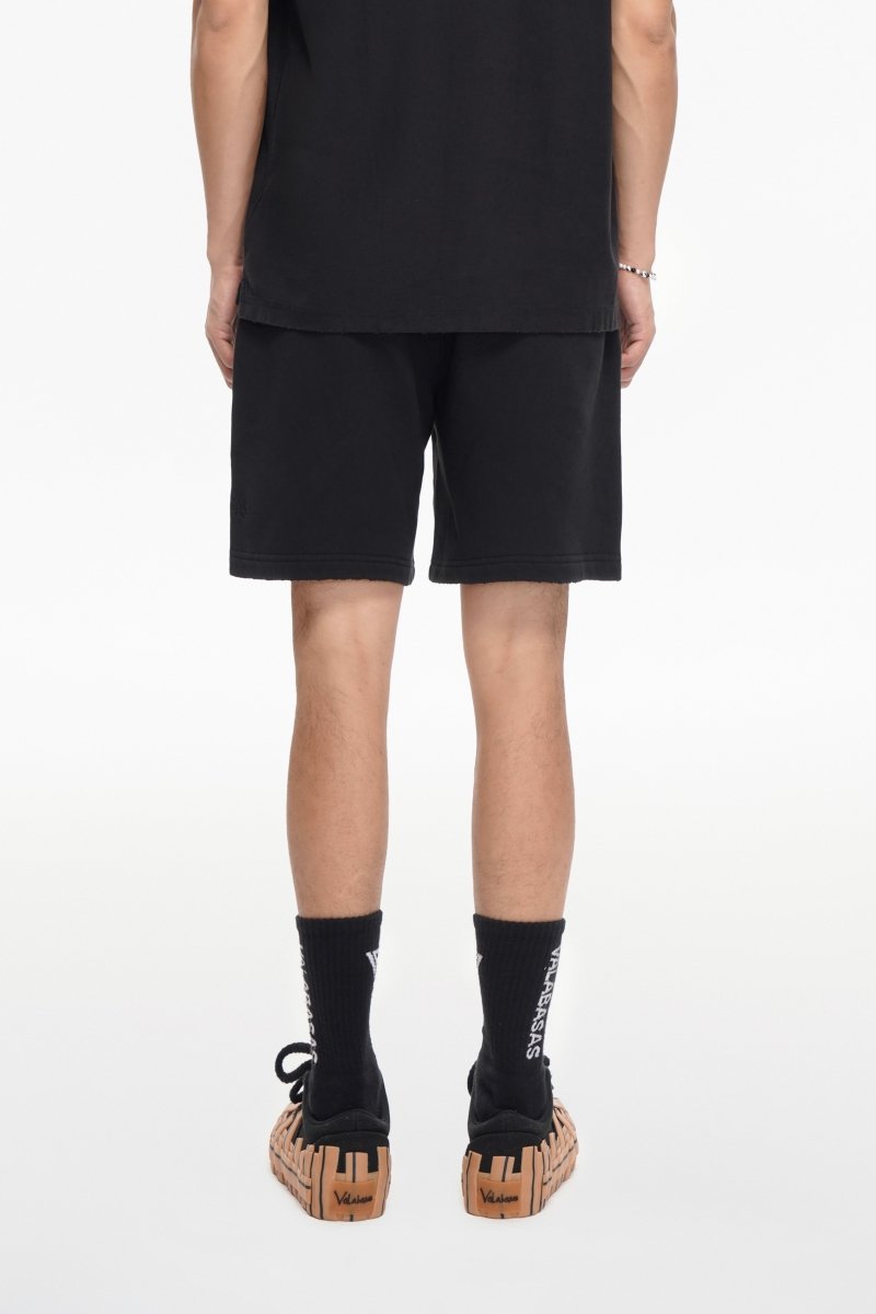 Mr. Fleece Shorts Black - Valabasas