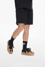 Mr. Fleece Shorts Black