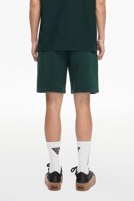 Mr. Fleece Shorts Green - Valabasas