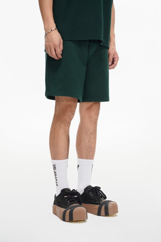 Mr. Fleece Shorts Green - Valabasas