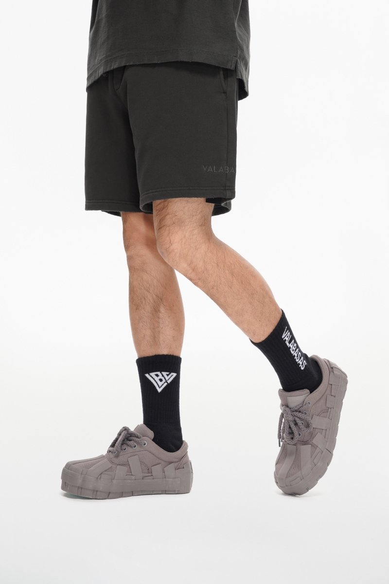 Mr. Fleece Shorts Grey - Valabasas