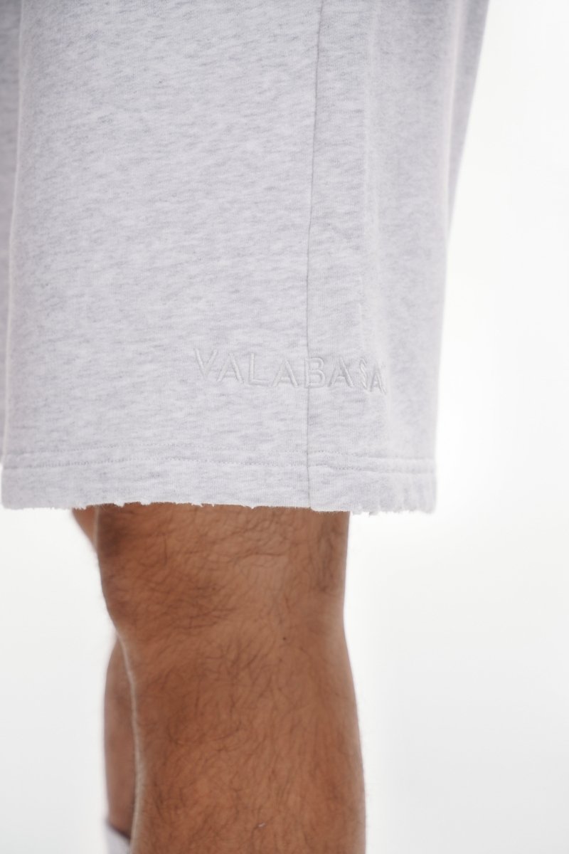 Mr. Fleece Shorts Light Grey - Valabasas