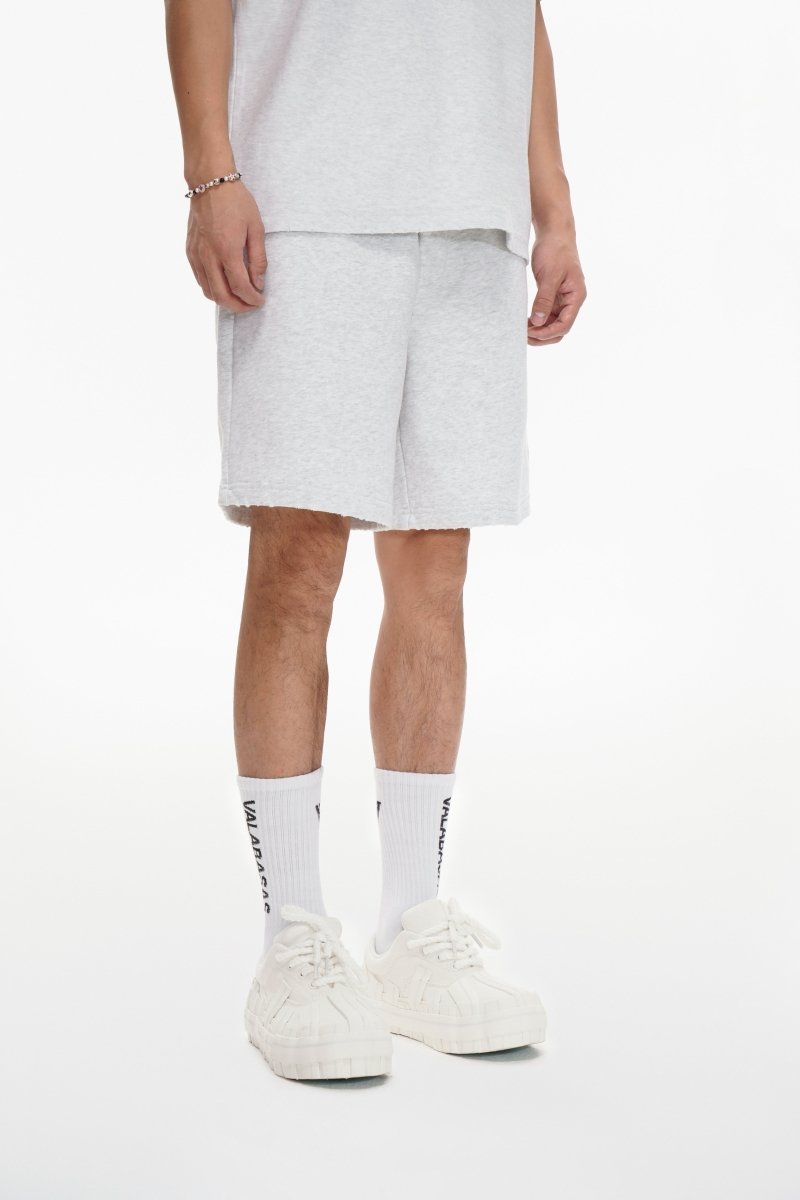 Mr. Fleece Shorts Light Grey - Valabasas