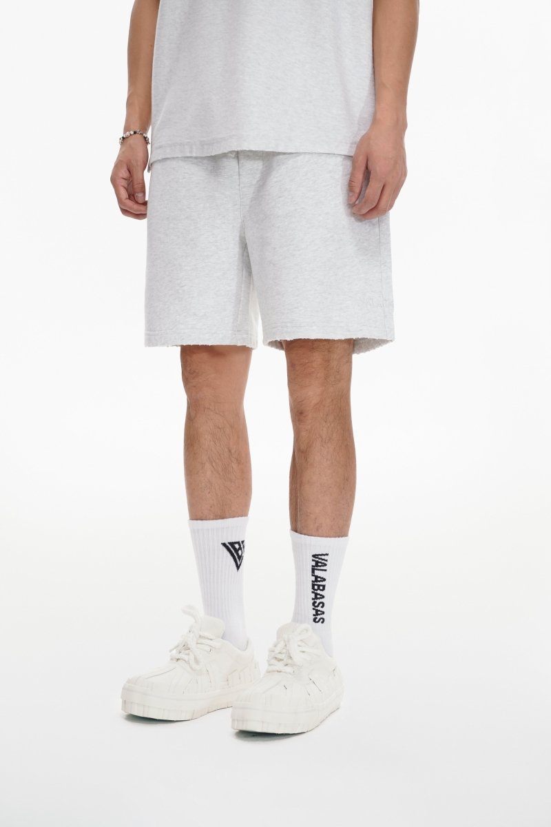 Mr. Fleece Shorts Light Grey - Valabasas