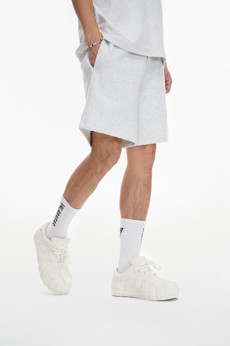 Mr. Fleece Shorts Light Grey - Valabasas