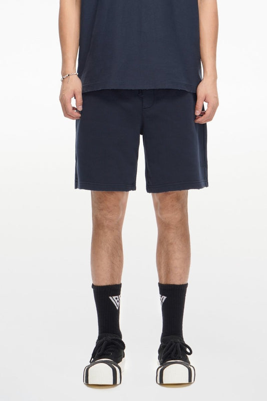 Mr. Fleece Shorts Navy - Valabasas