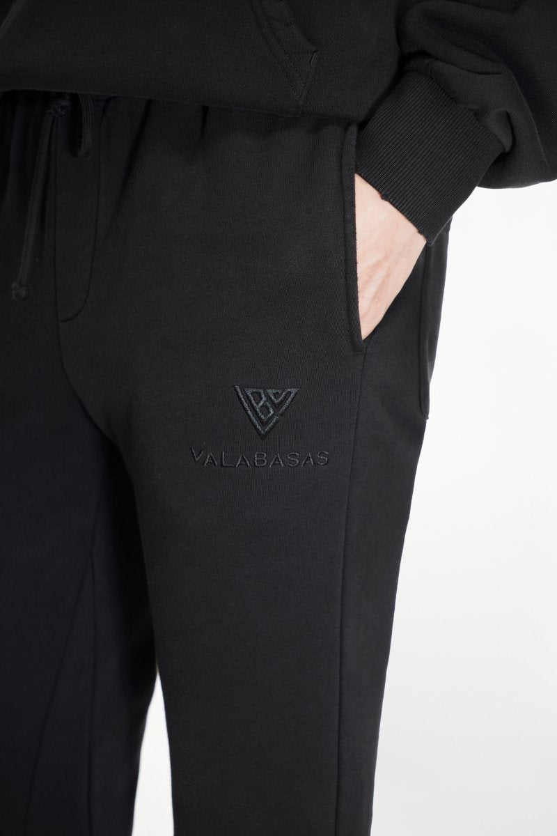 Mr. Fleece Stacked Black - Valabasas