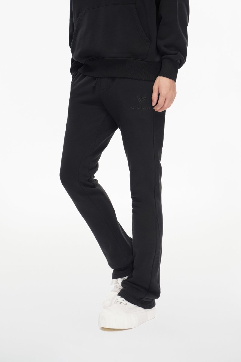 Mr. Fleece Stacked Black - Valabasas