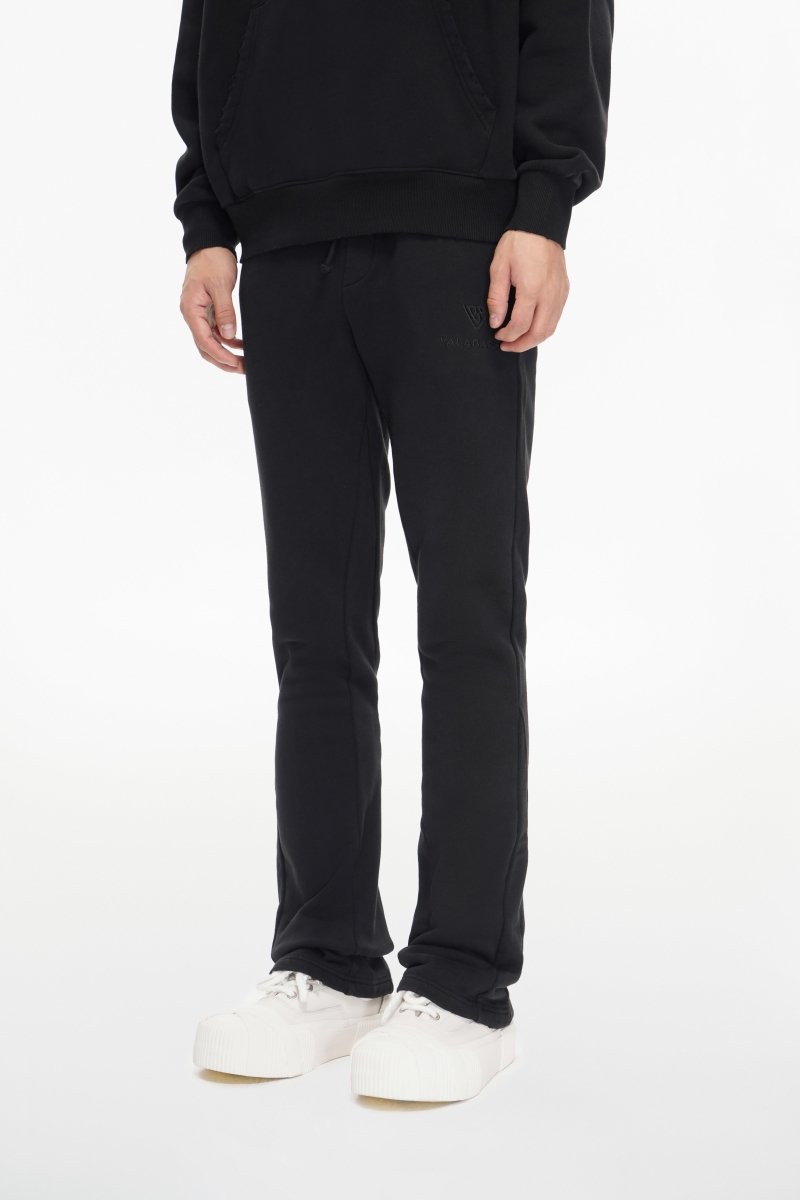 Mr. Fleece Stacked Black – Valabasas