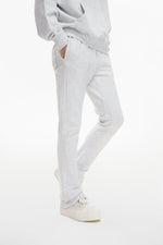 Mr. Fleece Stacked Light Grey