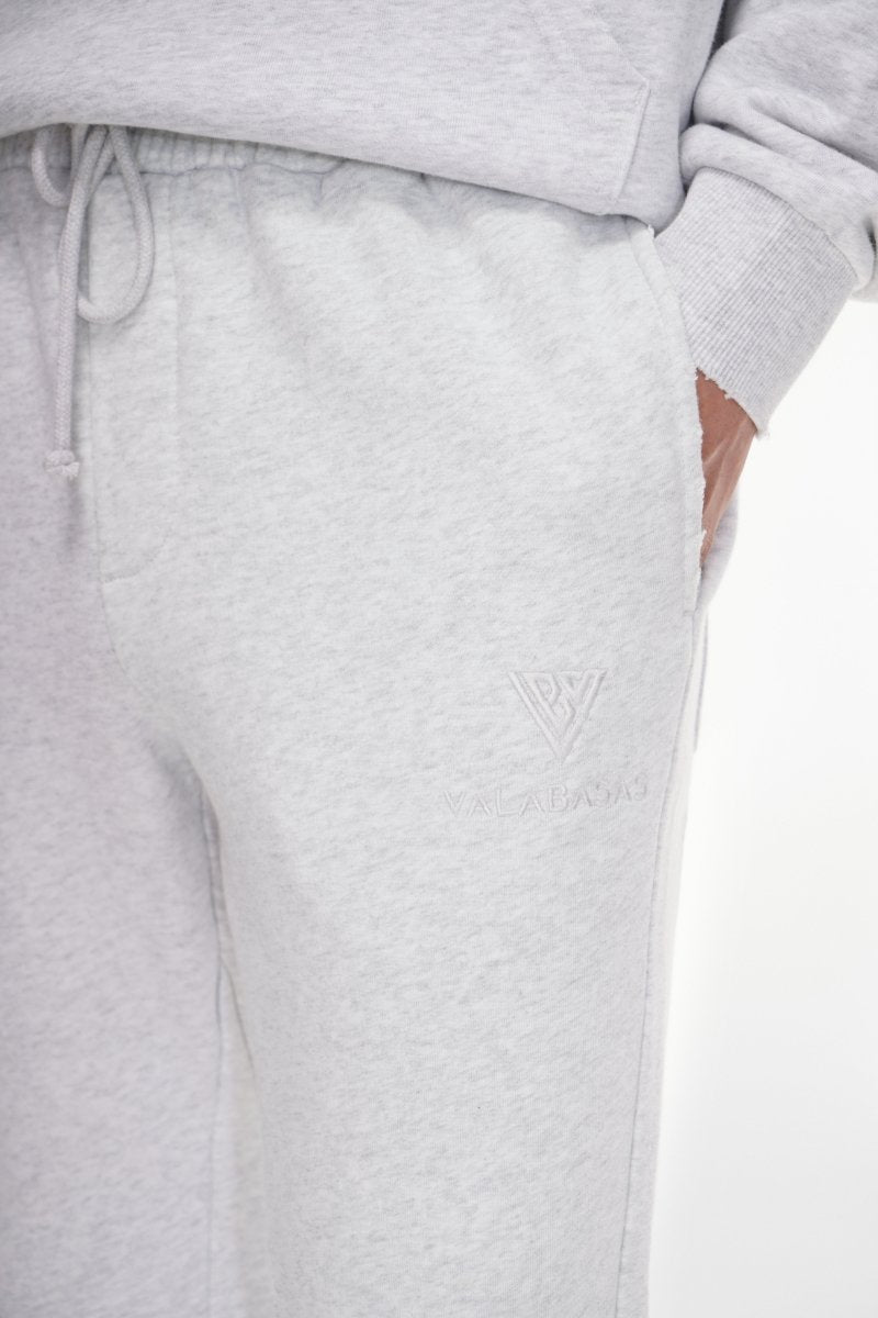 Mr. Fleece Stacked Light Grey - Valabasas