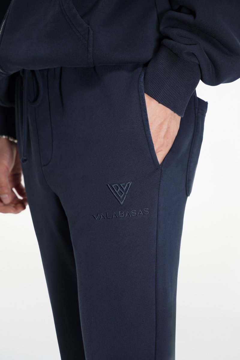 Mr. Fleece Stacked Navy - Valabasas