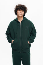 Mr. Fleece Zip Up Green