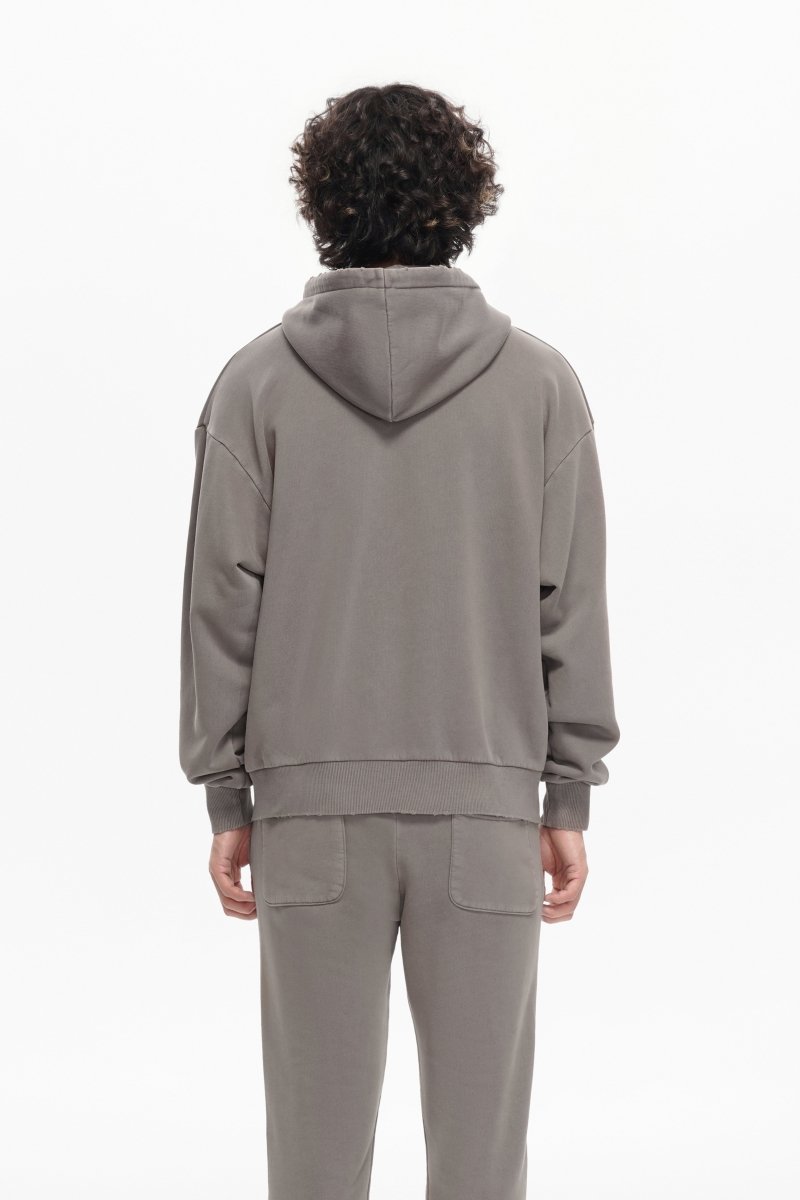 Mr. Fleece Zip Up Mocha - Valabasas