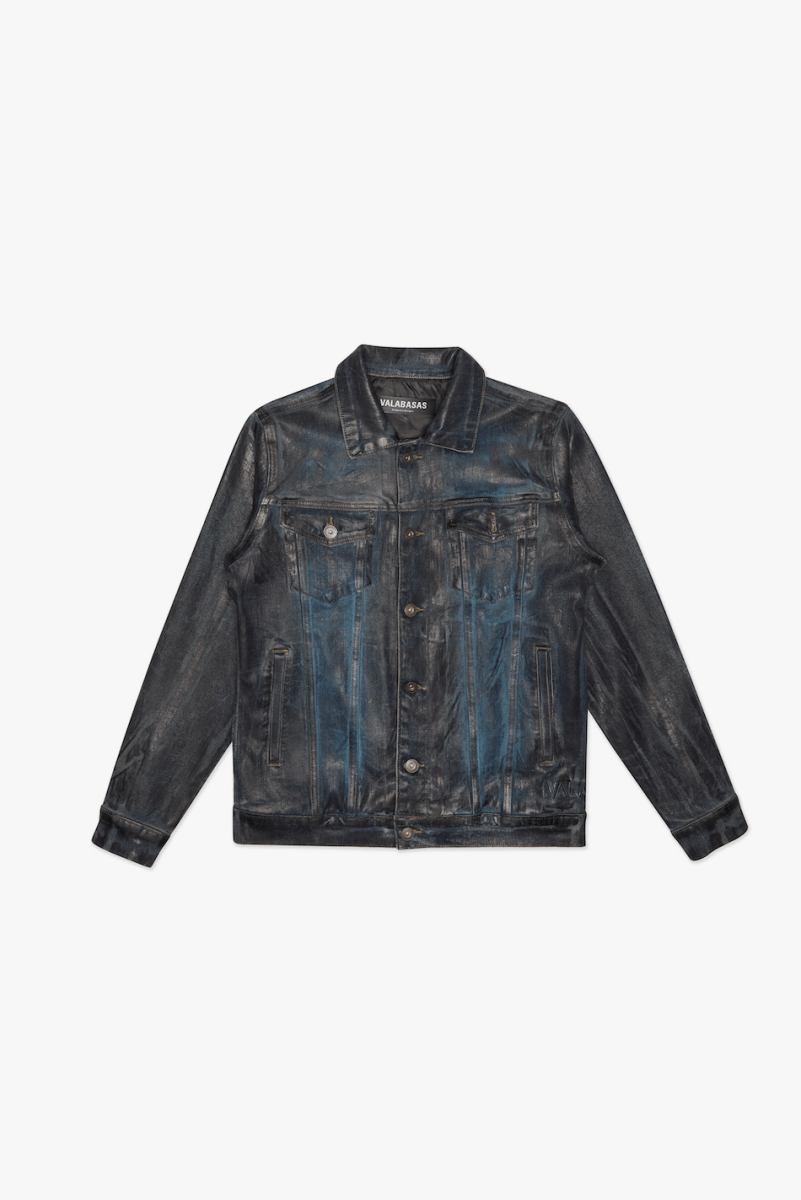 Mr. Flex Jacket Dirty Indigo Waxed - Valabasas