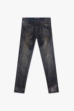 Mr. Flex Skinny Jean Dark Vintage Waxed