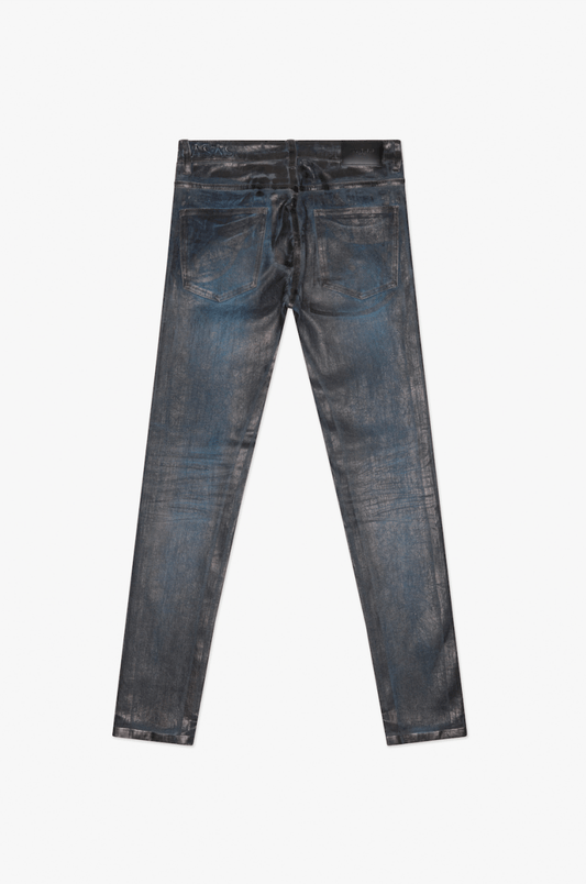 Mr. Flex Skinny Jean Dirty Indigo Waxed - Valabasas