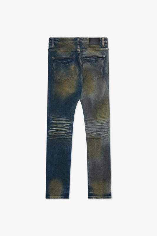 Mr. Flex Vintage Blue / Dark Blue Wash Jean - Valabasas