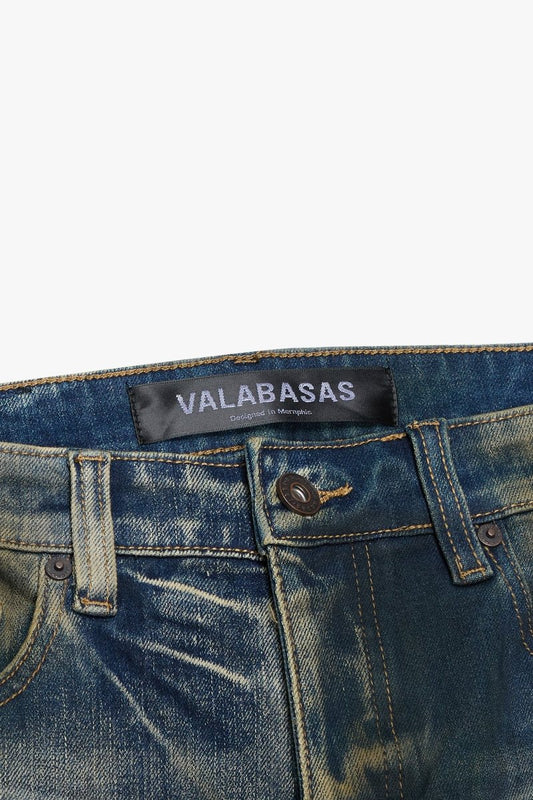 Mr. Flex Vintage Blue / Dark Blue Wash Jean - Valabasas