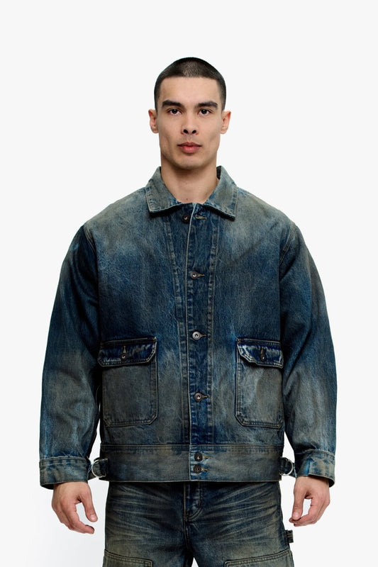 Mr. Jacket Dirty Vintage Blue - Valabasas