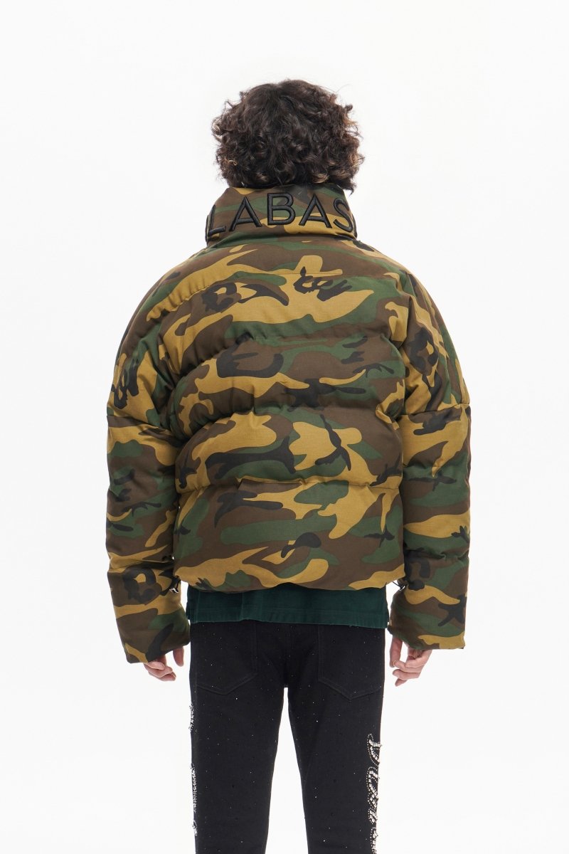 Mr. Puffer Denim Jacket — Camo - Valabasas