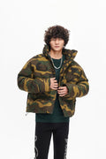 Mr. Puffer Denim Jacket — Camo