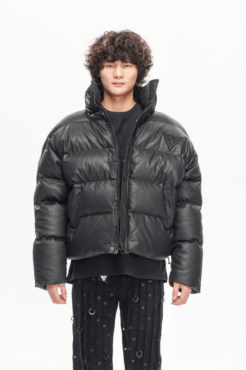 Mr. Puffer Denim Jacket – Waxed Black - Valabasas