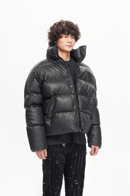 Mr. Puffer Denim Jacket – Waxed Black - Valabasas
